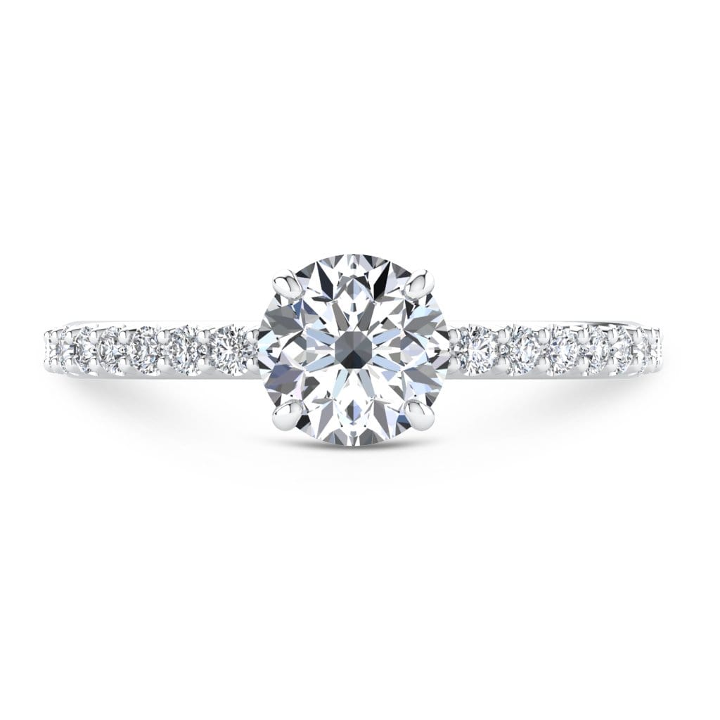 Ring 1.00 Carat / 14K White Gold Ariana | VS Lab Grown Diamond Engagement Ring