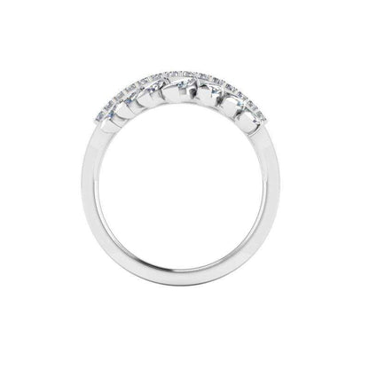 Farrah Custom Contour Diamond Wedding Ring