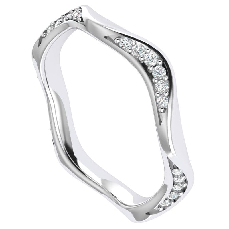 RINGS Gabriella .14 Carat Diamond Stackable Band