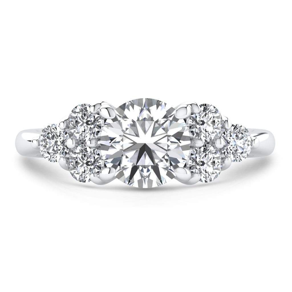 Ring 1.50 Carat / 14K White Gold Roxy | VS Lab Grown Diamond Engagement Ring